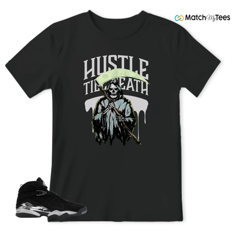 NIKE JORDAN 8 RETRO CHROME (2026) SNEAKER Matching Tees t-shirt