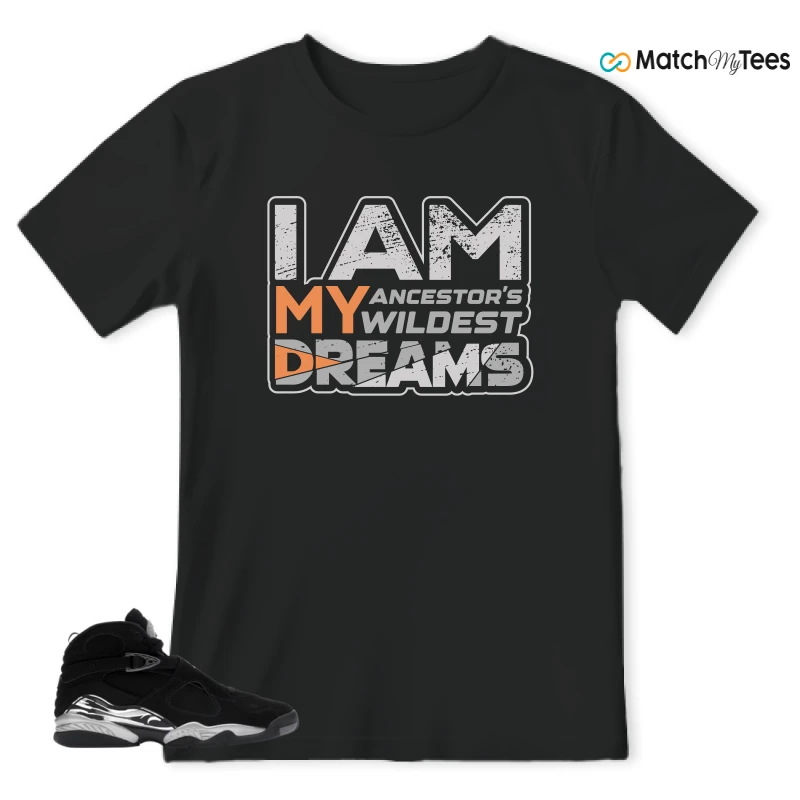 NIKE JORDAN 8 RETRO CHROME (2026) SNEAKER Matching Tees t-shirt