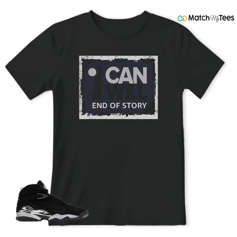 NIKE JORDAN 8 RETRO CHROME (2026) SNEAKER Matching Tees t-shirt