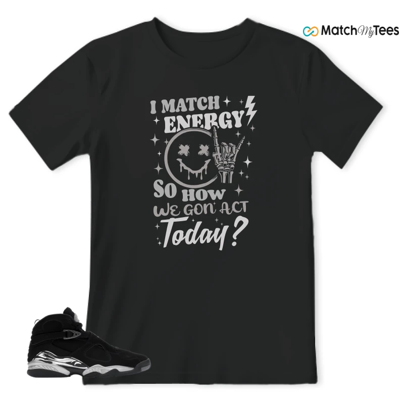 NIKE JORDAN 8 RETRO CHROME (2026) SNEAKER Matching Tees t-shirt