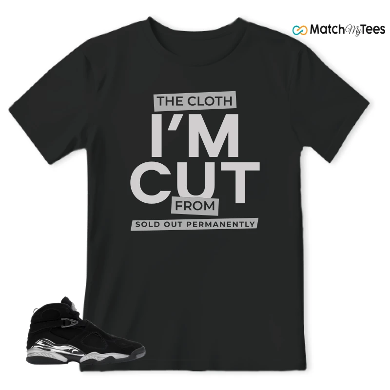 NIKE JORDAN 8 RETRO CHROME (2026) SNEAKER Matching Tees t-shirt