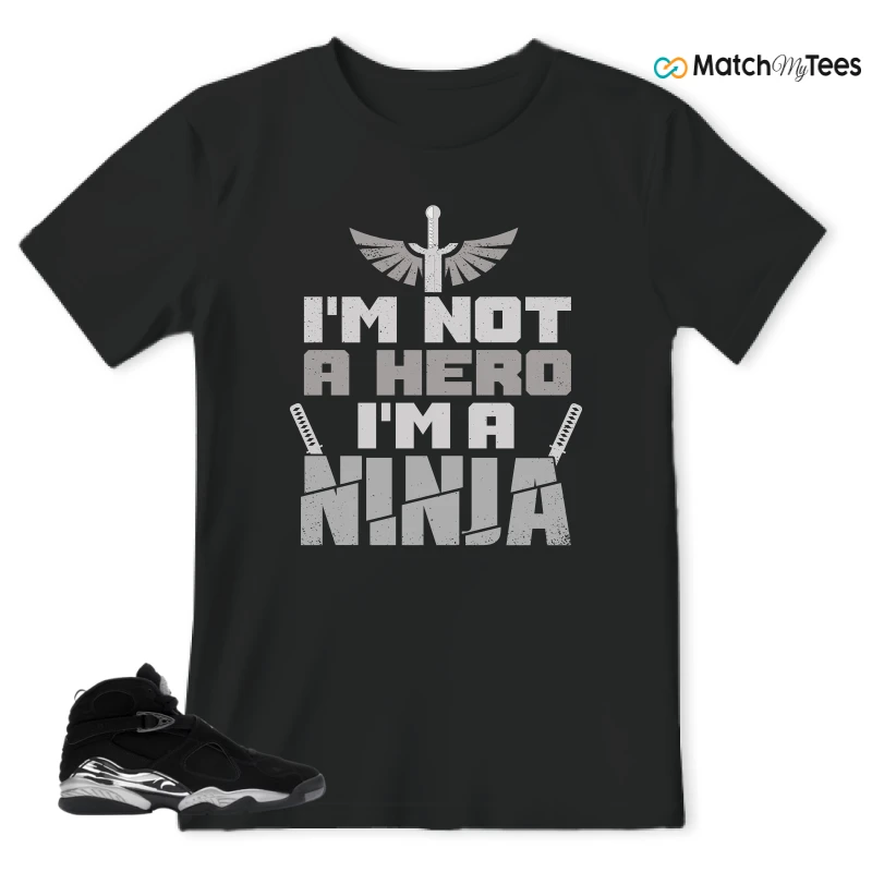 NIKE JORDAN 8 RETRO CHROME (2026) SNEAKER Matching Tees t-shirt