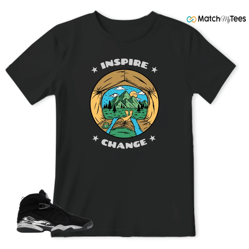NIKE JORDAN 8 RETRO CHROME (2026) SNEAKER Matching Tees t-shirt