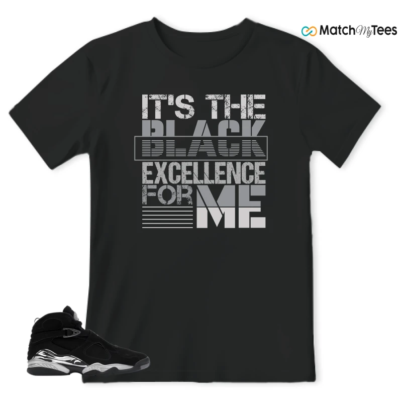 NIKE JORDAN 8 RETRO CHROME (2026) SNEAKER Matching Tees t-shirt
