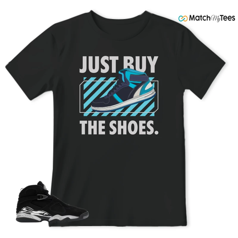 NIKE JORDAN 8 RETRO CHROME (2026) SNEAKER Matching Tees t-shirt