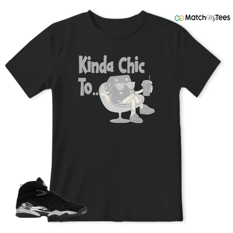 NIKE JORDAN 8 RETRO CHROME (2026) SNEAKER Matching Tees t-shirt