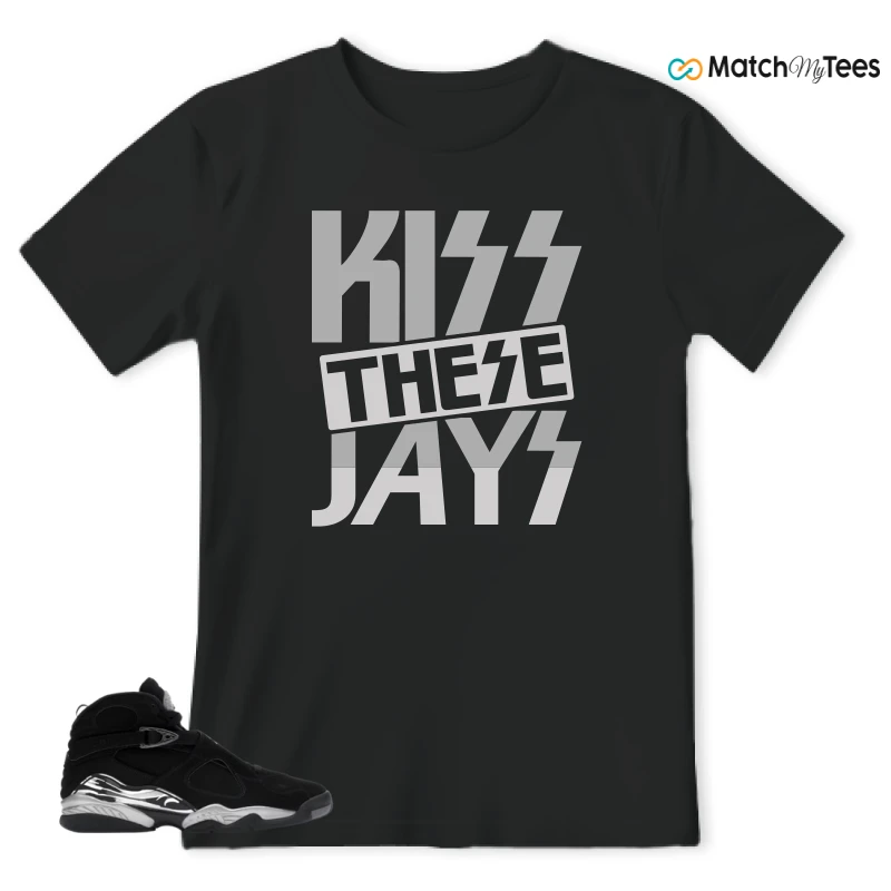 NIKE JORDAN 8 RETRO CHROME (2026) SNEAKER Matching Tees t-shirt