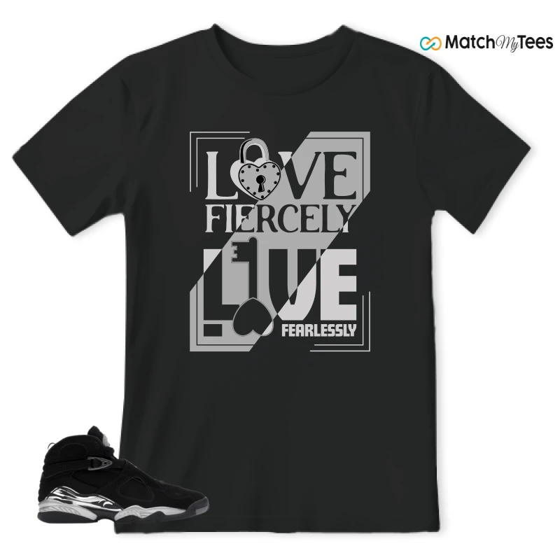 NIKE JORDAN 8 RETRO CHROME (2026) SNEAKER Matching Tees t-shirt