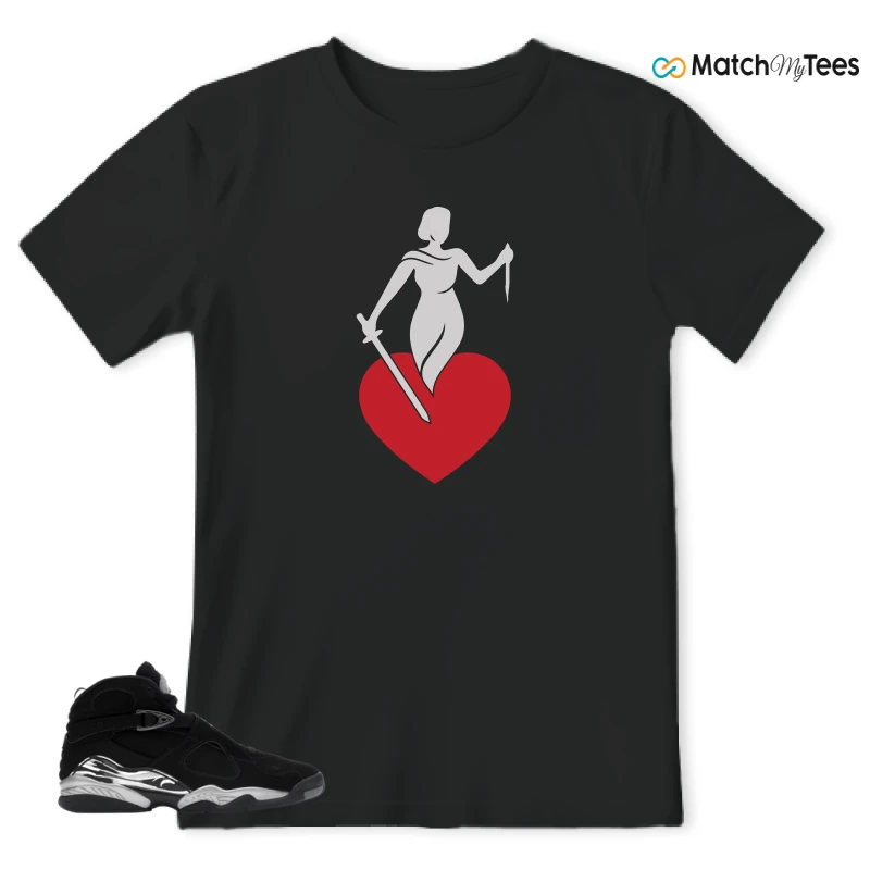 NIKE JORDAN 8 RETRO CHROME (2026) SNEAKER Matching Tees t-shirt
