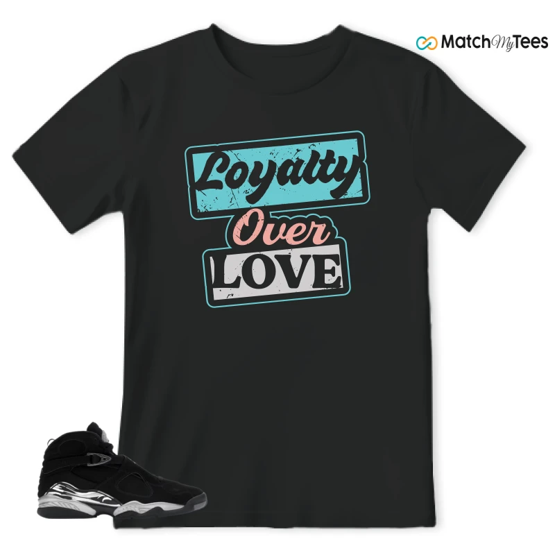 NIKE JORDAN 8 RETRO CHROME (2026) SNEAKER Matching Tees t-shirt