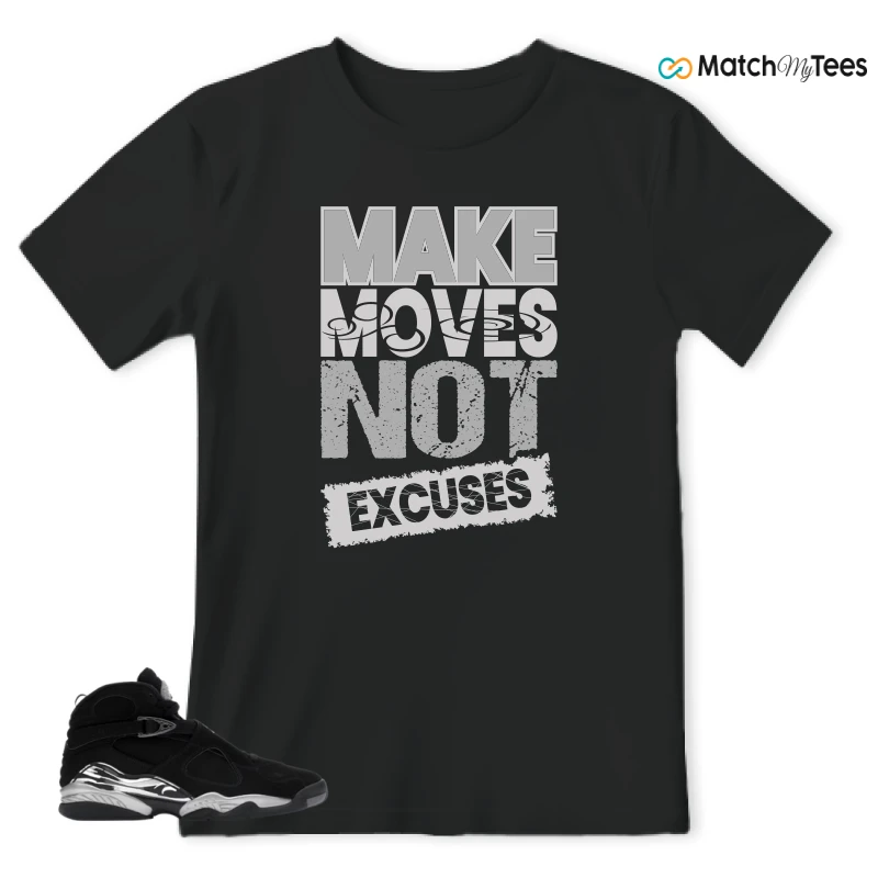 NIKE JORDAN 8 RETRO CHROME (2026) SNEAKER Matching Tees t-shirt
