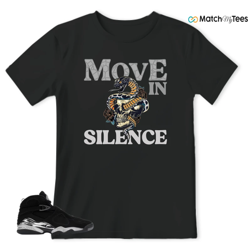 NIKE JORDAN 8 RETRO CHROME (2026) SNEAKER Matching Tees t-shirt