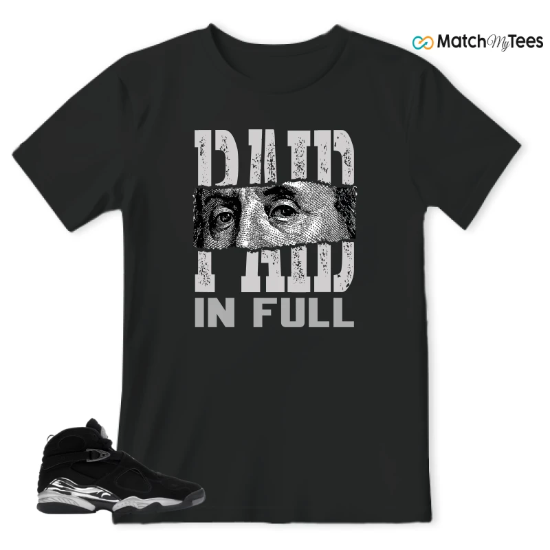 NIKE JORDAN 8 RETRO CHROME (2026) SNEAKER Matching Tees t-shirt