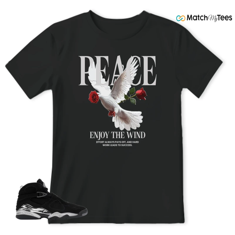 NIKE JORDAN 8 RETRO CHROME (2026) SNEAKER Matching Tees t-shirt