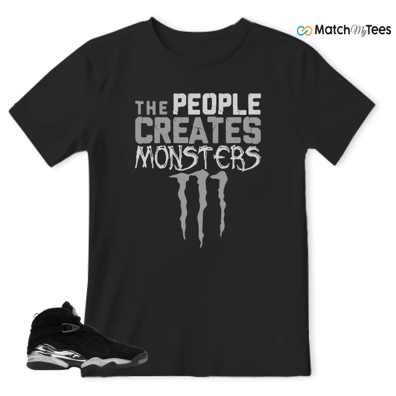 NIKE JORDAN 8 RETRO CHROME (2026) SNEAKER Matching Tees t-shirt