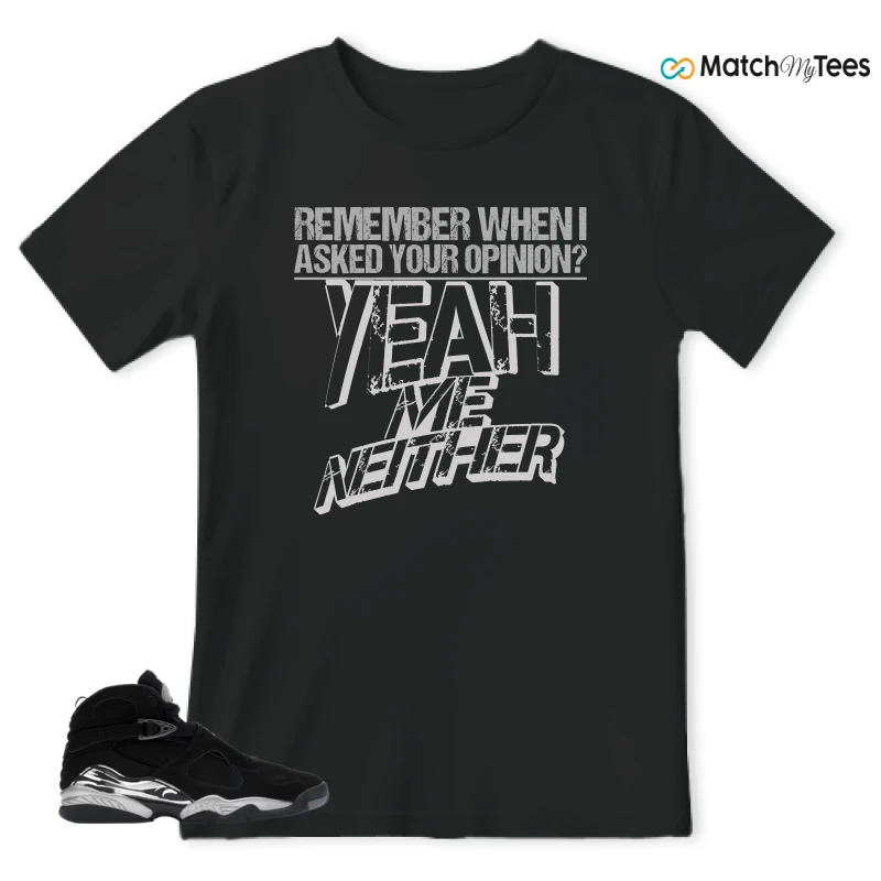 NIKE JORDAN 8 RETRO CHROME (2026) SNEAKER Matching Tees t-shirt