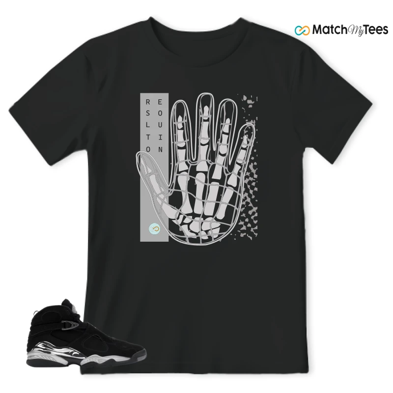 NIKE JORDAN 8 RETRO CHROME (2026) SNEAKER Matching Tees t-shirt