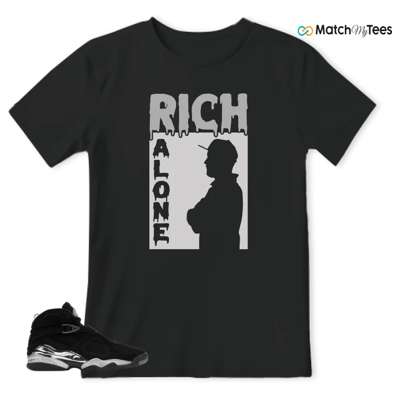 NIKE JORDAN 8 RETRO CHROME (2026) SNEAKER Matching Tees t-shirt
