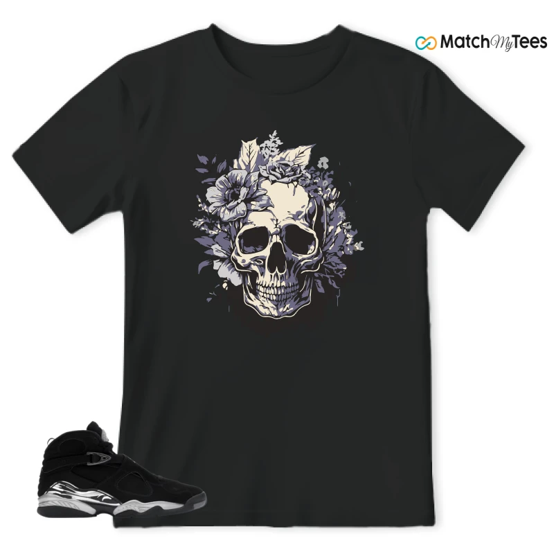 NIKE JORDAN 8 RETRO CHROME (2026) SNEAKER Matching Tees t-shirt
