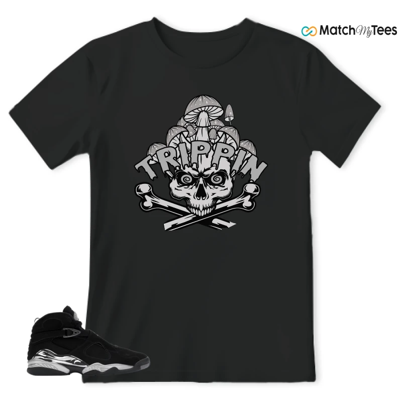 NIKE JORDAN 8 RETRO CHROME (2026) SNEAKER Matching Tees t-shirt
