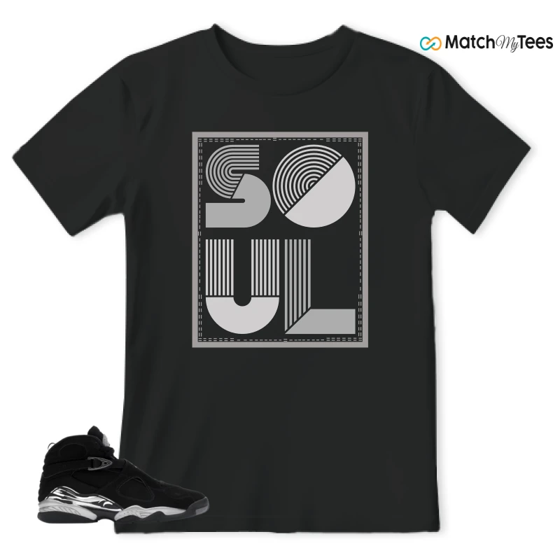 NIKE JORDAN 8 RETRO CHROME (2026) SNEAKER Matching Tees t-shirt