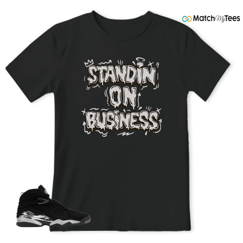 NIKE JORDAN 8 RETRO CHROME (2026) SNEAKER Matching Tees t-shirt