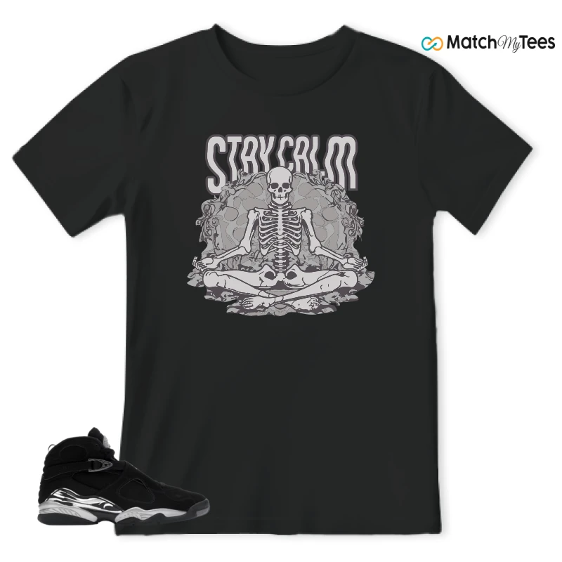 NIKE JORDAN 8 RETRO CHROME (2026) SNEAKER Matching Tees t-shirt