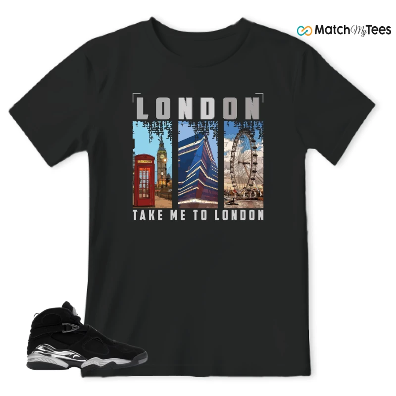 NIKE JORDAN 8 RETRO CHROME (2026) SNEAKER Matching Tees t-shirt