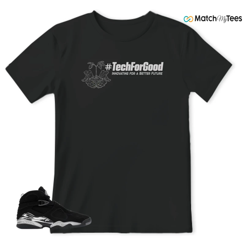 NIKE JORDAN 8 RETRO CHROME (2026) SNEAKER Matching Tees t-shirt