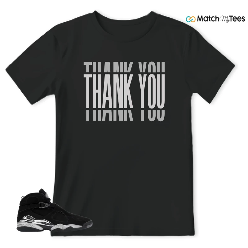 NIKE JORDAN 8 RETRO CHROME (2026) SNEAKER Matching Tees t-shirt