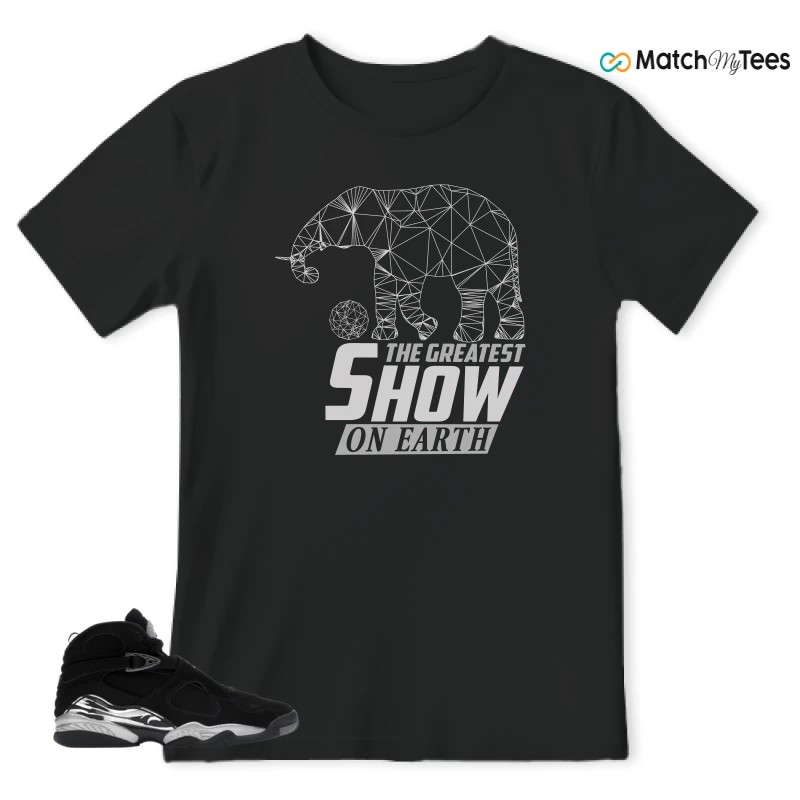 NIKE JORDAN 8 RETRO CHROME (2026) SNEAKER Matching Tees t-shirt