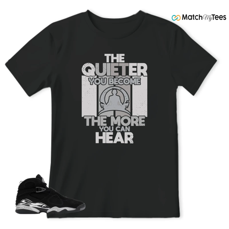 NIKE JORDAN 8 RETRO CHROME (2026) SNEAKER Matching Tees t-shirt