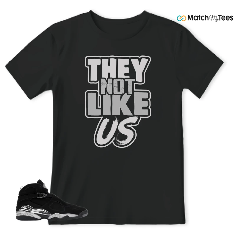 NIKE JORDAN 8 RETRO CHROME (2026) SNEAKER Matching Tees t-shirt