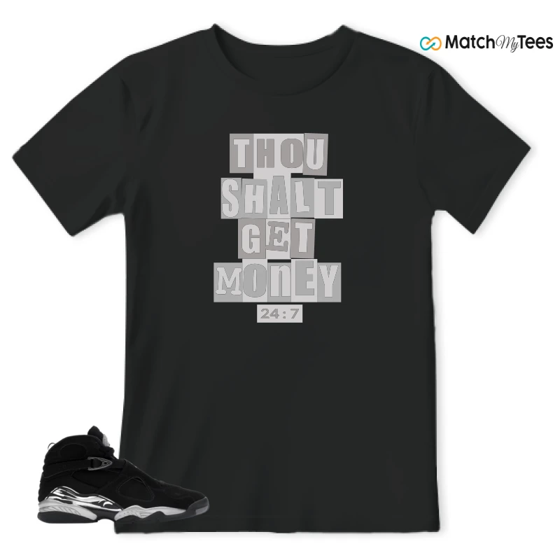 NIKE JORDAN 8 RETRO CHROME (2026) SNEAKER Matching Tees t-shirt