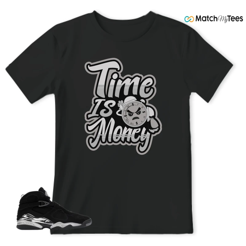 NIKE JORDAN 8 RETRO CHROME (2026) SNEAKER Matching Tees t-shirt