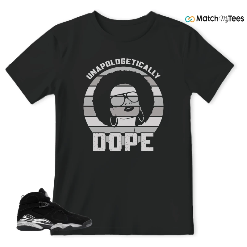 NIKE JORDAN 8 RETRO CHROME (2026) SNEAKER Matching Tees t-shirt