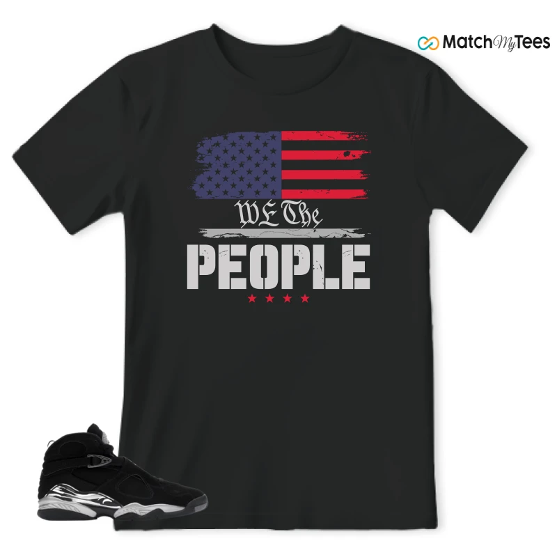 NIKE JORDAN 8 RETRO CHROME (2026) SNEAKER Matching Tees t-shirt