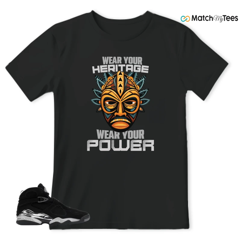 NIKE JORDAN 8 RETRO CHROME (2026) SNEAKER Matching Tees t-shirt