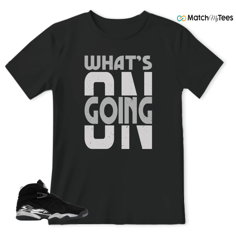 NIKE JORDAN 8 RETRO CHROME (2026) SNEAKER Matching Tees t-shirt