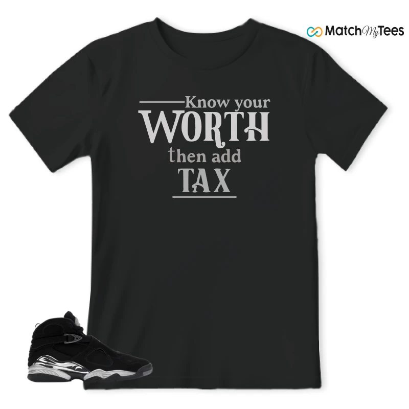 NIKE JORDAN 8 RETRO CHROME (2026) SNEAKER Matching Tees t-shirt