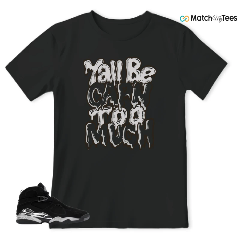 NIKE JORDAN 8 RETRO CHROME (2026) SNEAKER Matching Tees t-shirt