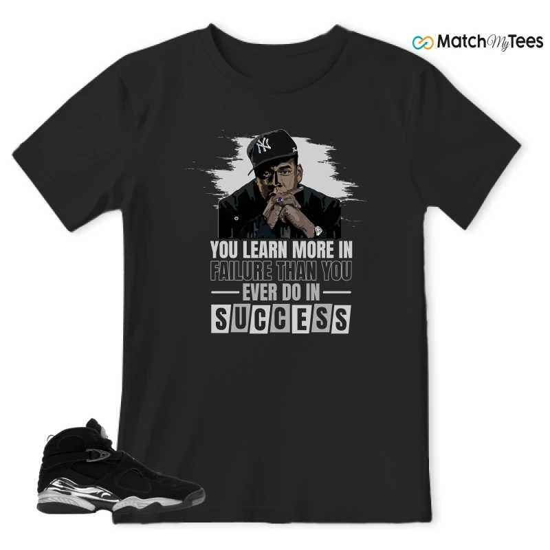 NIKE JORDAN 8 RETRO CHROME (2026) SNEAKER Matching Tees t-shirt