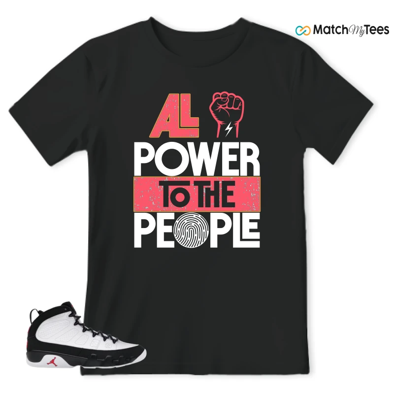 NIKE JORDAN 9 RETRO OG SPACE JAM (2026) SNEAKER Matching Tees t-shirt