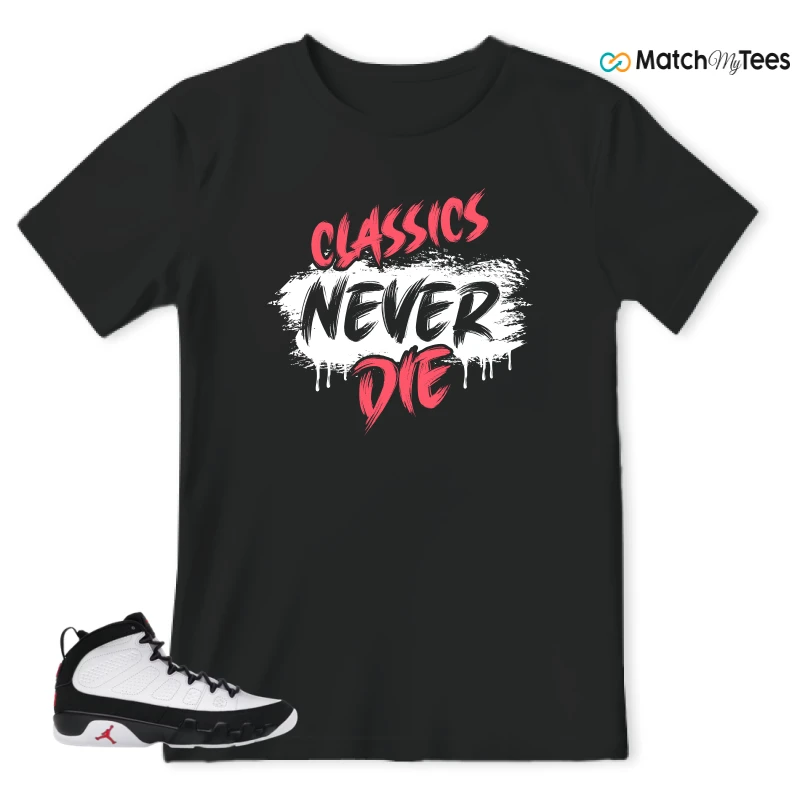 NIKE JORDAN 9 RETRO OG SPACE JAM (2026) SNEAKER Matching Tees t-shirt