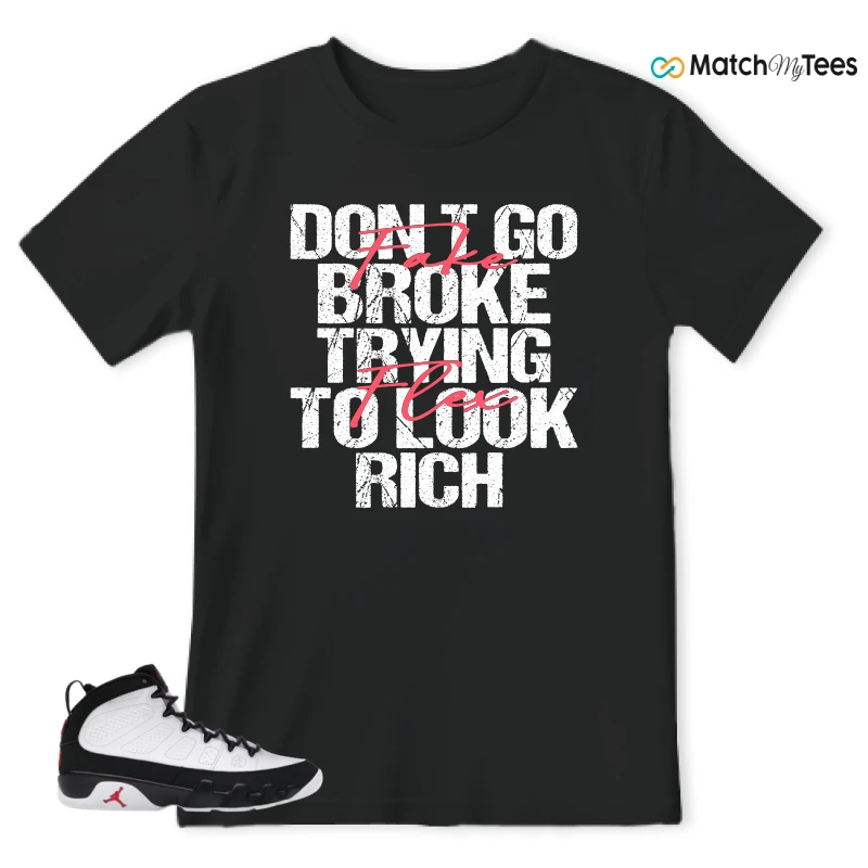 NIKE JORDAN 9 RETRO OG SPACE JAM (2026) SNEAKER Matching Tees t-shirt