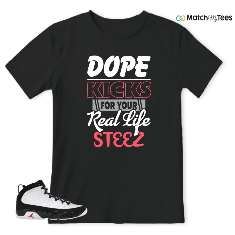 NIKE JORDAN 9 RETRO OG SPACE JAM (2026) SNEAKER Matching Tees t-shirt