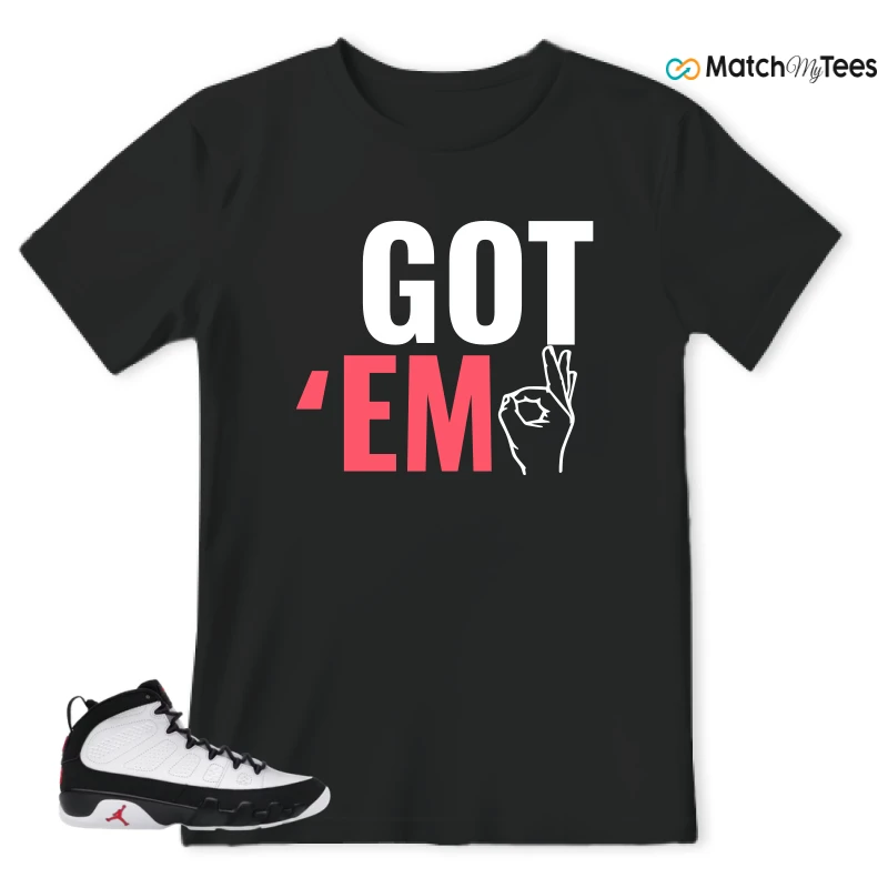 NIKE JORDAN 9 RETRO OG SPACE JAM (2026) SNEAKER Matching Tees t-shirt