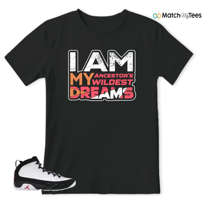 NIKE JORDAN 9 RETRO OG SPACE JAM (2026) SNEAKER Matching Tees t-shirt