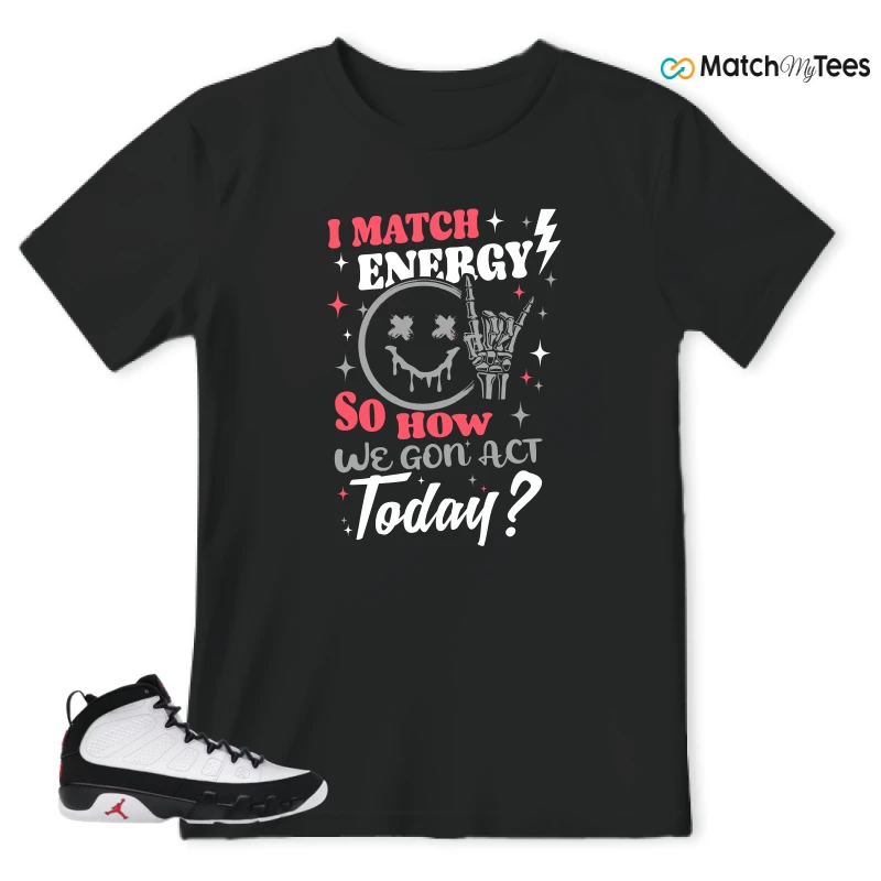 NIKE JORDAN 9 RETRO OG SPACE JAM (2026) SNEAKER Matching Tees t-shirt