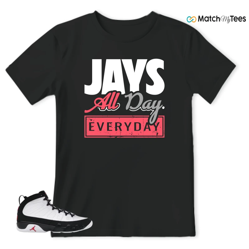 NIKE JORDAN 9 RETRO OG SPACE JAM (2026) SNEAKER Matching Tees t-shirt